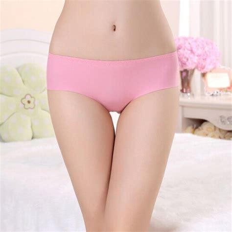 sexy ice silk ultra thin underwear women seamless panties wholesale comfort briefs high quality