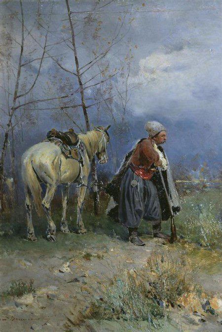 Kozak V Stepu By Serhij Vasylkivskyi Ukraine Traditional Paintings