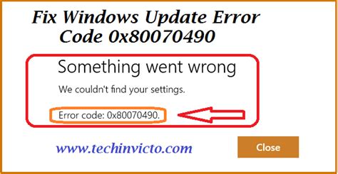 fix windows update error code 0x80070490 sure shot 5 methods complete guide on how to do a