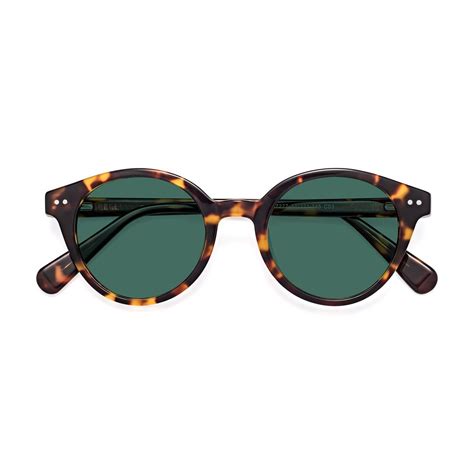 unisex tortoise narrow round full rim sunglasses frames with spring hinges are available in