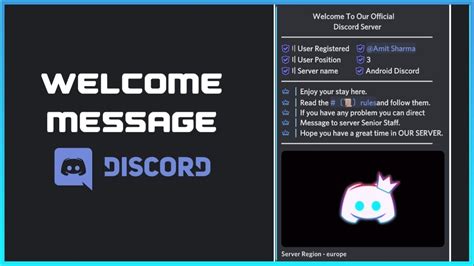 How To Set Up Welcome Message On Discord Easy Welcome Message