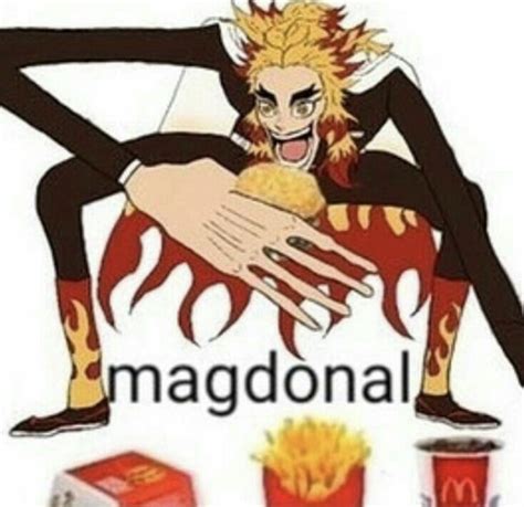 Magdonals Funny Anime Pics Slayer Meme Anime Demon
