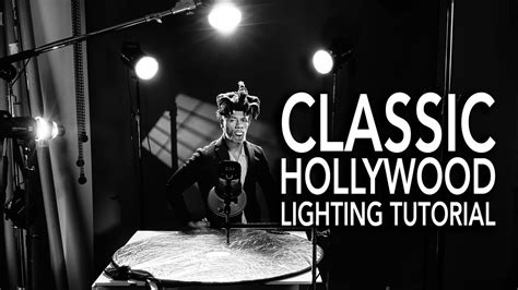 Golden Age Of Hollywood Portrait Lighting Tutorial Using 6 Hard Lights
