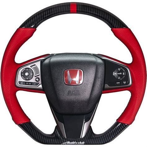 Buddy Club Time Attack Sport Steering Wheel 2016 2021 Honda Civic