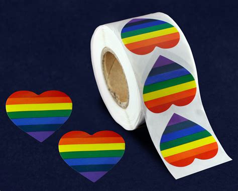 Rainbow And Gay Pride Stickers Fundraising For A Cause