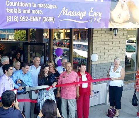 Ribbon Cutting Celebrates Opening Of Massage Envy La Cañada Crescenta Valley Weekly