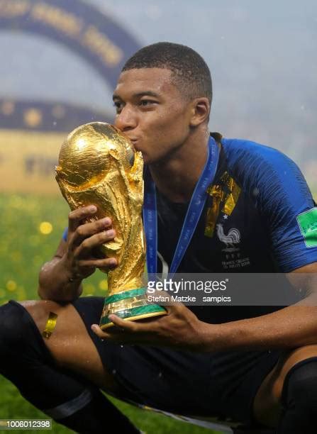 mbappe world cup trophy photos and premium high res pictures getty images