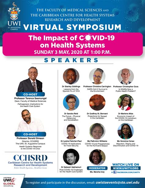 UWI hosts Symposium today on the Impact of COVID-19 on Health Systems | CNC3