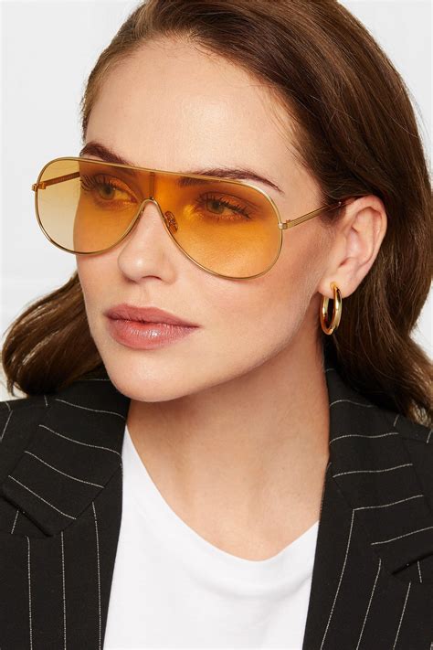 Jennifer Anistons Aviator Sunglasses April 2019 Popsugar Fashion
