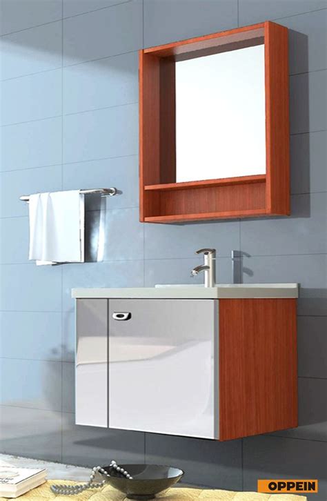 Think of humble bathroom cabinets as magic makers. Modern White High Gloss Acrylic Bathroom Cabinet ...