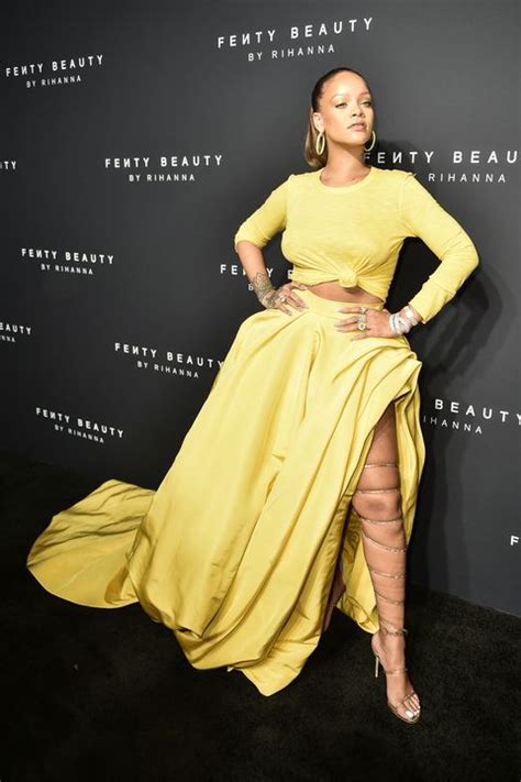 Rihanna Basically Dressed Like The Sun At Her Fenty Beauty