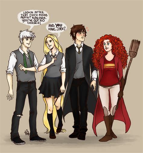 The Big Fourharry Potter Crossover By Lilyscribbles On Deviantart