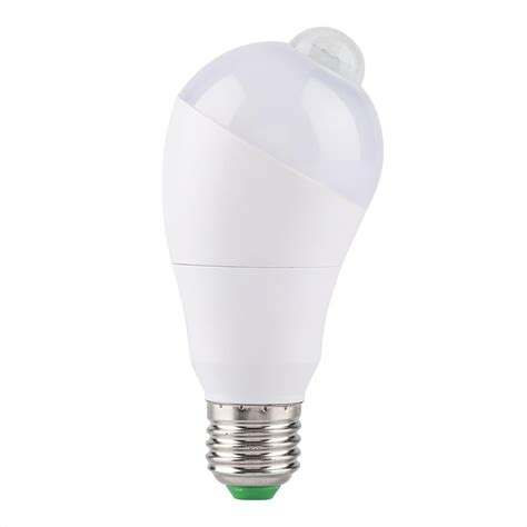 Mgaxyff Led Light Motion Sensor Bulb Lamp 350°rotating Sensing Head For
