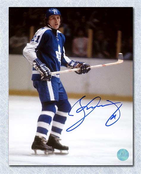 Borje Salming Toronto Maple Leafs Autographed Signed Rookie 8x10 Photo