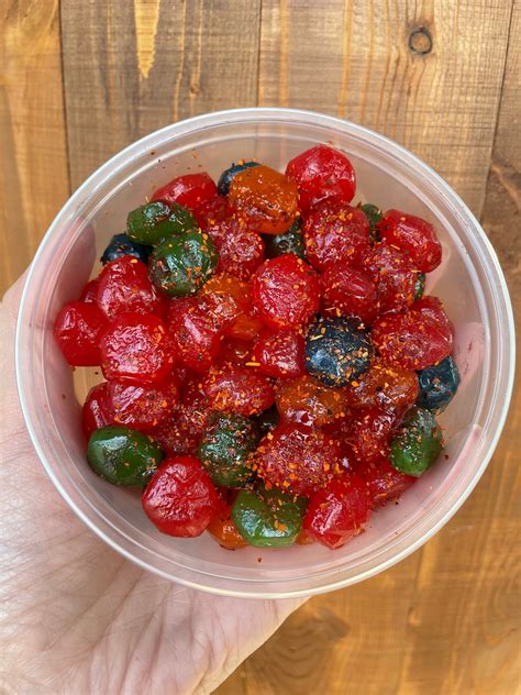 Spicy Chamoy Fruit Gushers Mexican Chile Candy Dulces