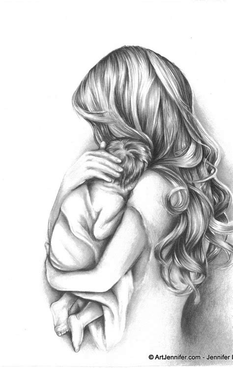 Mother Angel Holding Child Tattoo Design Photo 2 Mother And