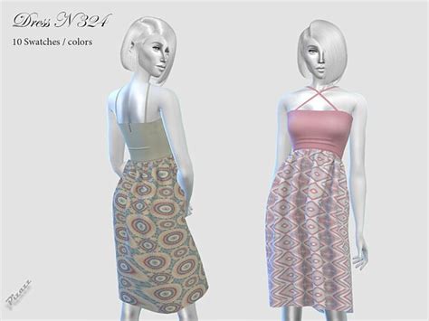 Dress N324 By Pizazz From Tsr • Sims 4 Downloads