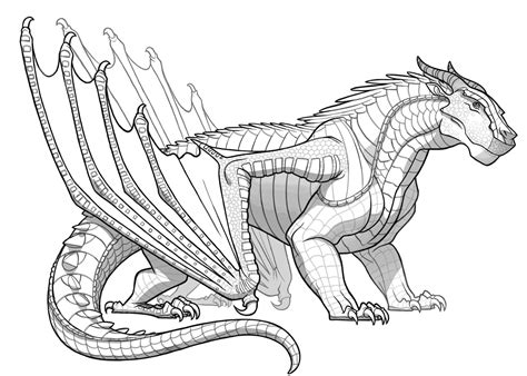 Printable Wings Of Fire Coloring Pages - Printable Templates