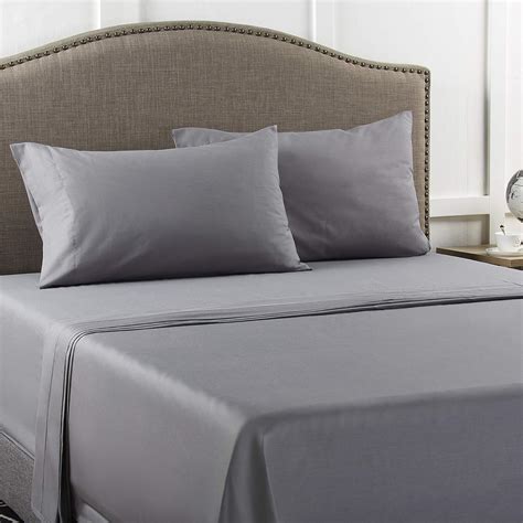 400 Thread Count Flat Bed Sheet 100 Egyptian Cotton Double King Super