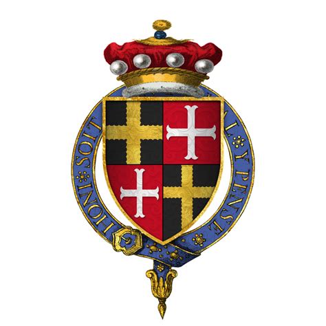 Quartered Arms Of Sir Robert De Willoughby 6th Baron Willoughby D
