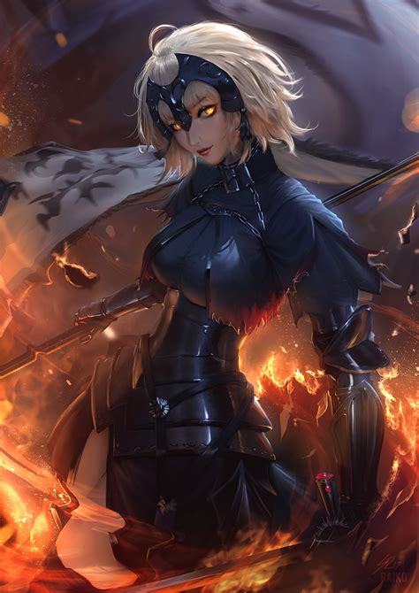 Jeanne Darc Alter And Jeanne Darc Alter Fate And 1 More Drawn By
