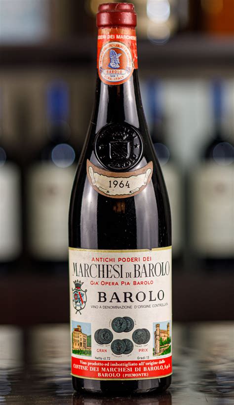 Вино Barolo Marchesi Di Barolo 1964 года урожая