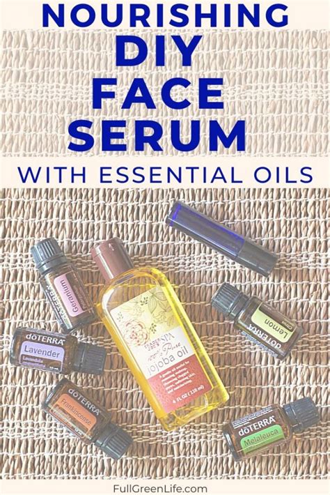 Diy Essential Oil Face Serum Recipe Essential Oil Face Serum Face