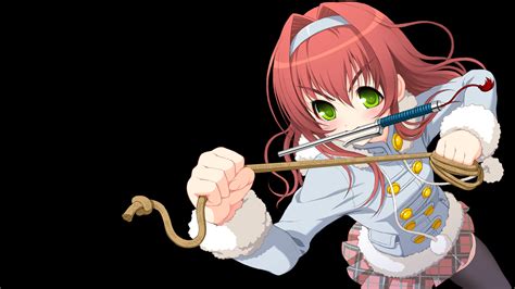 Axanael Fujimi Ena Game Cg Hoodie Loli Rope Transparent Weapon