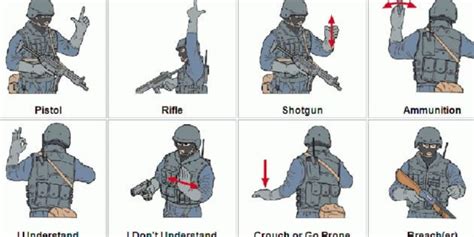 Check Out This Infographic Of Sniper And Swat Hand Signals ⋆ Outdoor