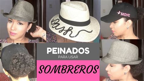 Peinados Para Usar Sombreros Cabello Rizado Corto Youtube