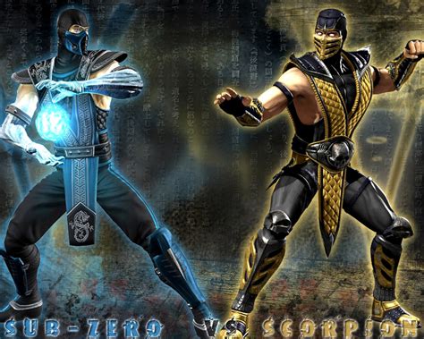 Mortal Kombat Scorpion Vs Sub Zero Wallpapers Wallpapers Com My XXX