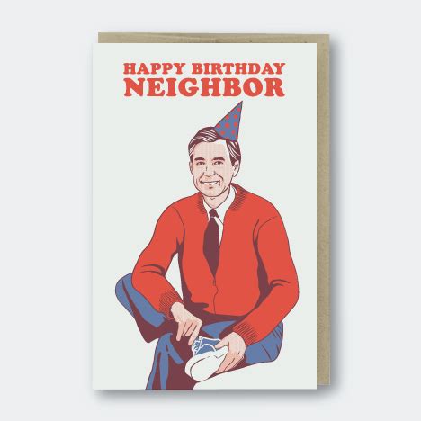 Happy birthday neighbor, you're loved. Happy Birthday Neighbor Letterpress Greeting Card | Pike ...