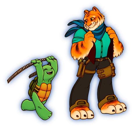 Tigerclaw And Leo By Noodle On Deviantart Tmnt