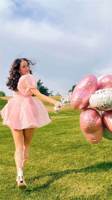 Birthday Photoshoot Cute Pink Dress And Balloons