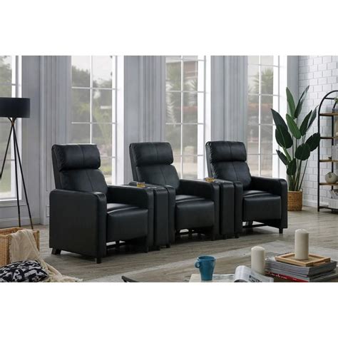 Coaster Furniture Home Theater Seating Toohey 600181 S3b 3 Pc Home