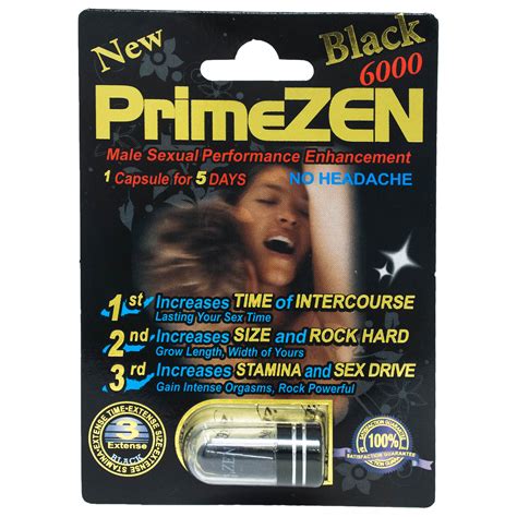Primezen Black 6000 Performance Supplements For Men And Women