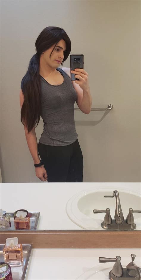 Started Working Out Dressed Up And So Feeling Cute And Sexy In My Yoga Pants R Crossdressing