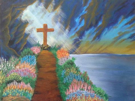 Path To Salvation Painting By Michael Edquiban Saatchi Art