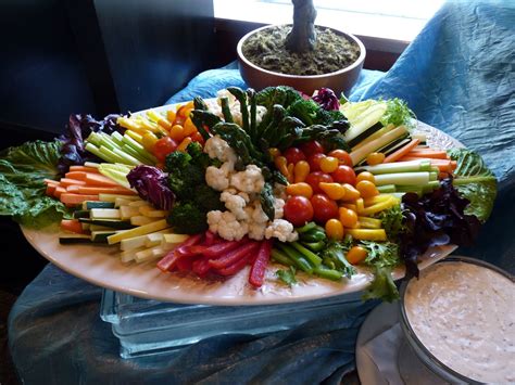 Artful Display Vegetable Tray Vegetable Platter Veggie Tray