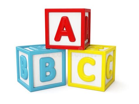 ABC Building Blocks Isolated Stock Photo Image Of Classroom Babe