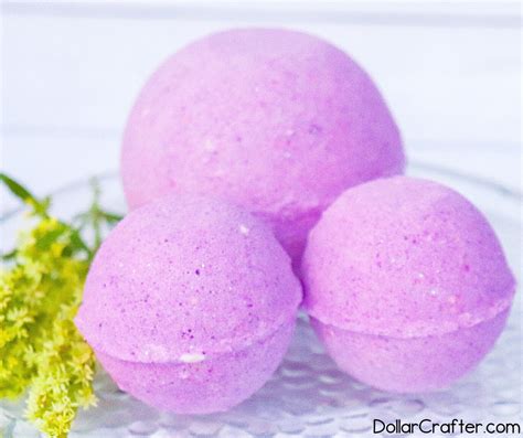 Homemade Lavender Bath Bombs ⋆ Dollar Crafter