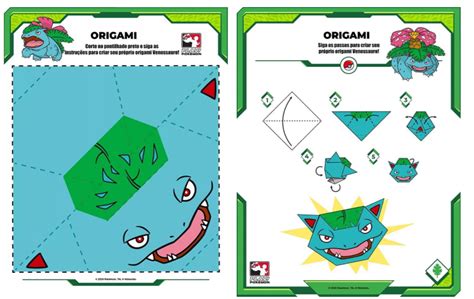 Pokemon Bulbasaur Origami Origami