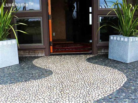 White Pebble Tiles Mosaisc We Produce Pebble Mosaics