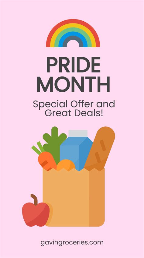 free pride month offer templates and examples edit online and download