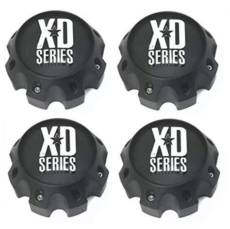4 Pack Kmc Xd Series Center Caps 8 Lug Wheel Center Caps