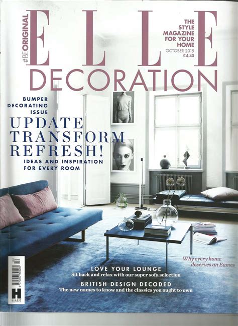 House On Water Ltd Featured In Elle Decoration Uk