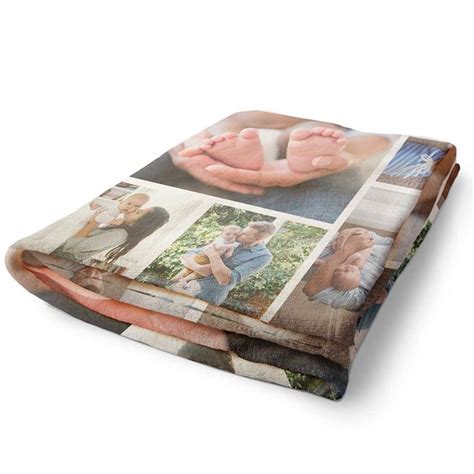 Collage Plush Fleece Photo Blanket 50x60 Collage Plush Fleece Photo