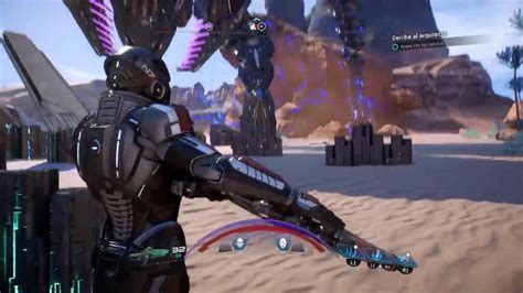 Mass Effect Andromeda Hilarious Bug On Boss Battle Youtube