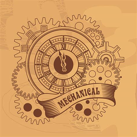 Steampunk Gears Illustrations Royalty Free Vector