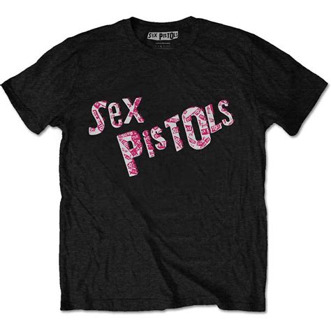 Sex Pistols Multi Logo ~ T Shirt Fuzz Bayonne